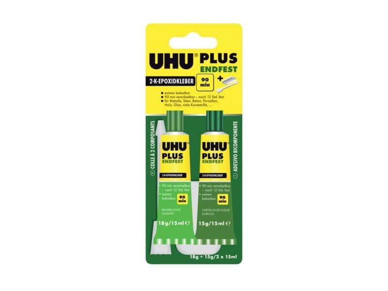 Colla bicomponente Uhu Plus Endfest 2×15 ml 7000068