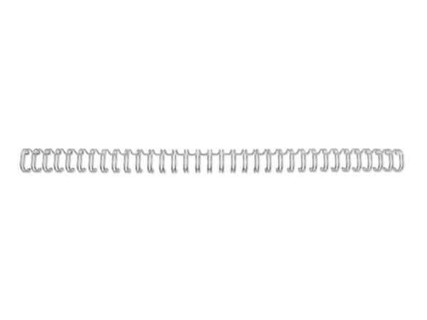 Spirali metalliche a 34 anelli GBC WireBind 11 mm A4 argento - fino a 100 fogli - conf. 100 pezzi - RG810797