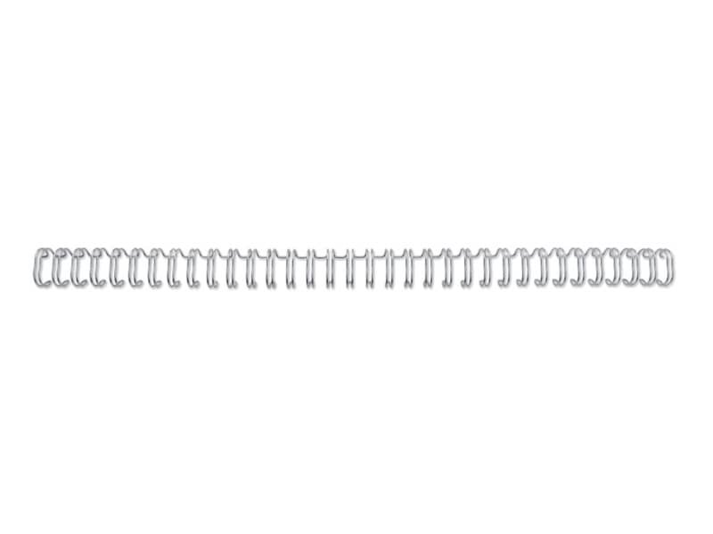 Spitali metalliche a 34 anelli GBC WireBind 8 mm A4 argento – fino a 70 fogli – conf. 100 pezzi – RG810597