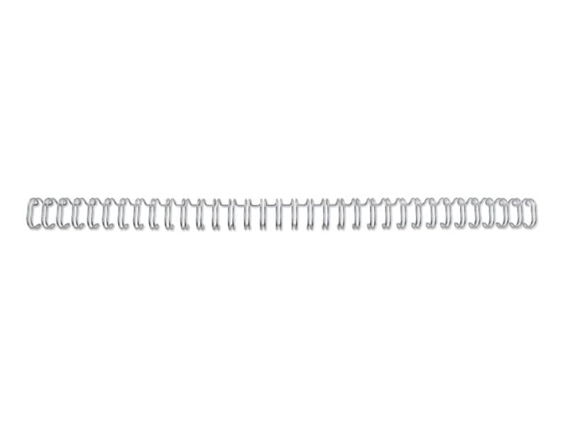 Spirali metalliche a 34 anelli GBC WireBind 14 mm a4 argento conf da 100 spirali – RG810997