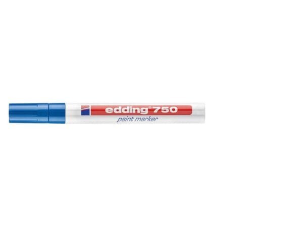 Marcatore a vernice edding 750 punta conica 2-4 mm blu E-750 003