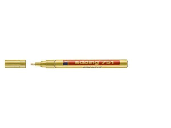 Marcatore a vernice edding 751 punta conica 1-2 mm oro E-751 053