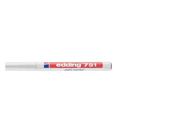 Marcatore a vernice edding 751 punta conica 1-2 mm bianco E-751 049