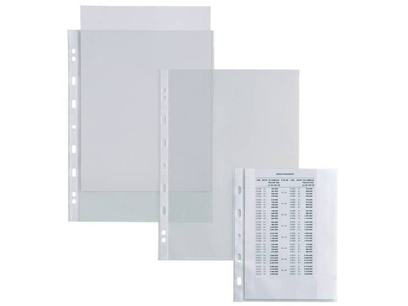 Buste in PP buccia Sei Rota Atla 150 – alto spessore trasparente – 22×30 cm – conf. 50 pezzi – 662219