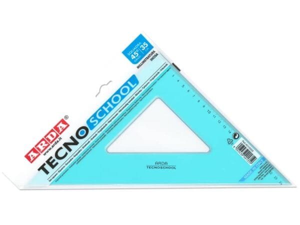 Squadra ARDA Linea Tecnoschool polistirolo termoresistente azzurro trasparente 45ø cm 35 - 40135SS