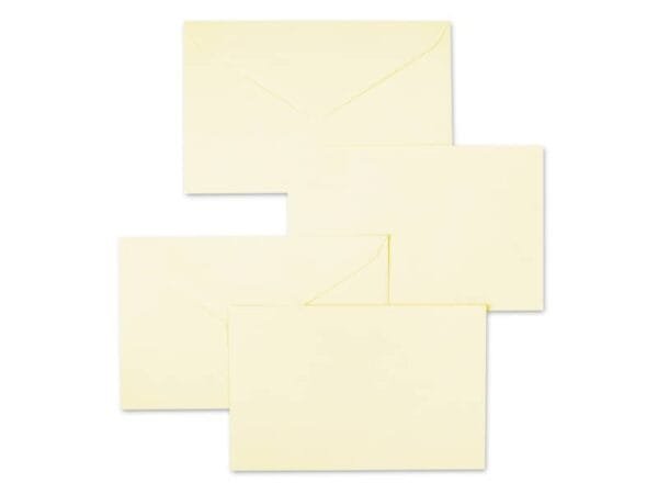 Biglietti con busta Ellebi - Sadoch Ivory ''formato 9'' 9x14 cm avorio Conf. 100 pezzi - 8319AVO