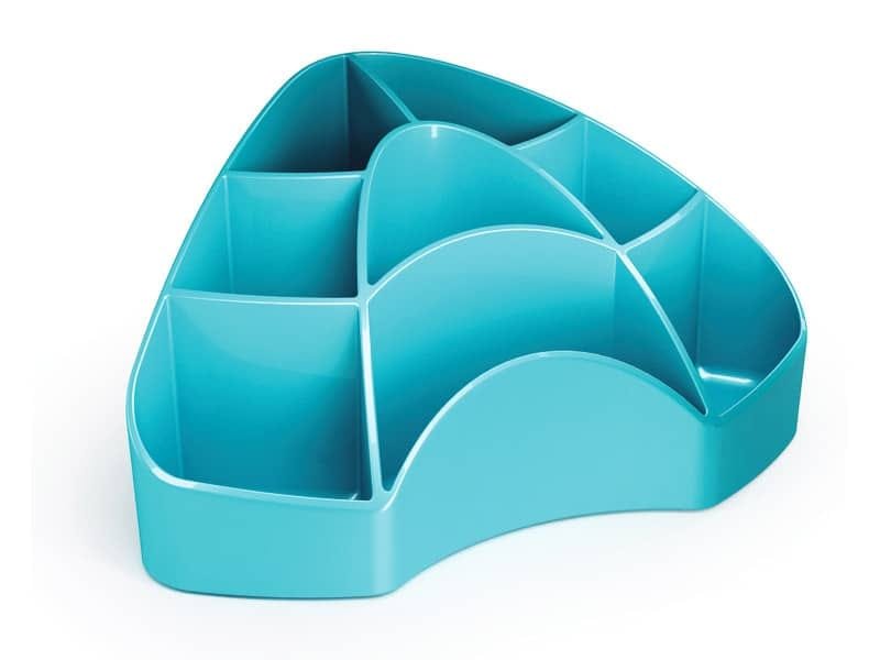 Portaoggetti da scrivania ARDA Multipot Mydesk polistirene turchese 8 scomparti 18,5×12,3×9 cm – 7121TU