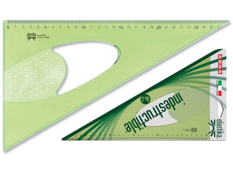 Squadra ARDA Linea Elastika plastica flessibile verde trasparente 60ø cm 30 EL6030