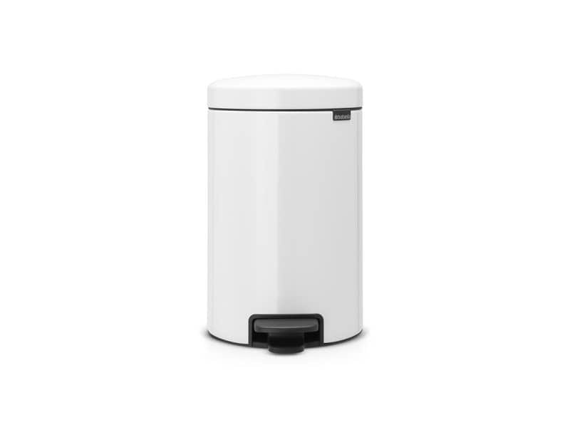 Pattumiera a pedale Brabantia Pedal Bin New Icon 24×32,5×40 cm bianco 12 litri 111969