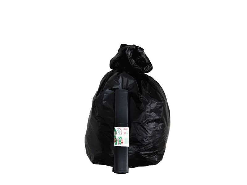 Sacchi immondizia Rolsac Quality in polietilene rigenerato capacit… 127 l NERO rotolo da 10 pz. – 10280