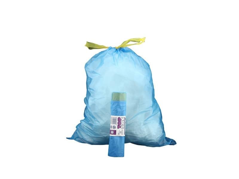 Sacchi immondizia Rolsac Quality in polietilene rigenerato capacit… 27 l AZZURRO rotolo da 15 pz. – 10242