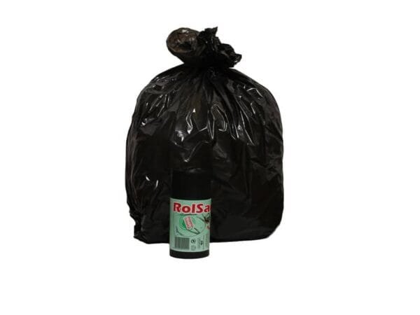 Sacchi immondizia Rolsac Quality in polietilene rigenerato capacit… 27 l NERO rotolo da 20 pz. - 10240