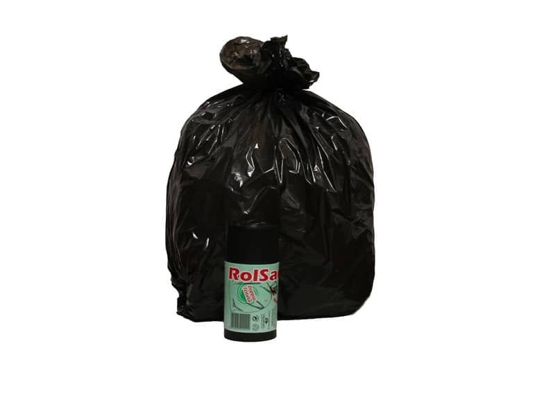 Sacchi immondizia Rolsac Quality in polietilene rigenerato capacit… 27 l NERO rotolo da 20 pz. – 10240