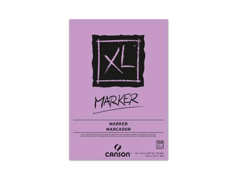 Blocco collato lato corto CANSON XL Marker bianco 70 g/mý 100 fogli A4 C200297236