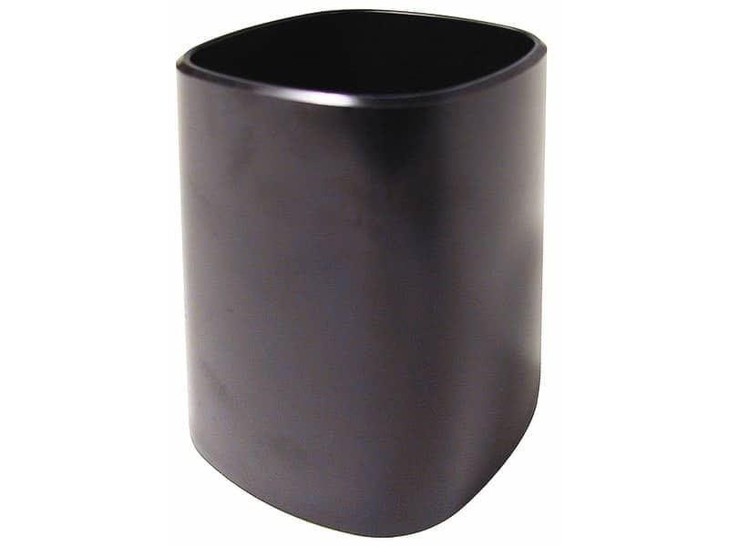 Portapenne ARDA Pastel polistirolo nero opaco 6,5×6,5×9,5 cm 4111N