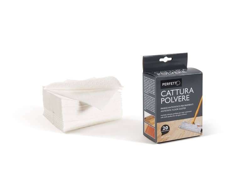 Panni catturapolvere Perfetto 22×28 cm. bianco Conf. 20 pezzi – 0260I