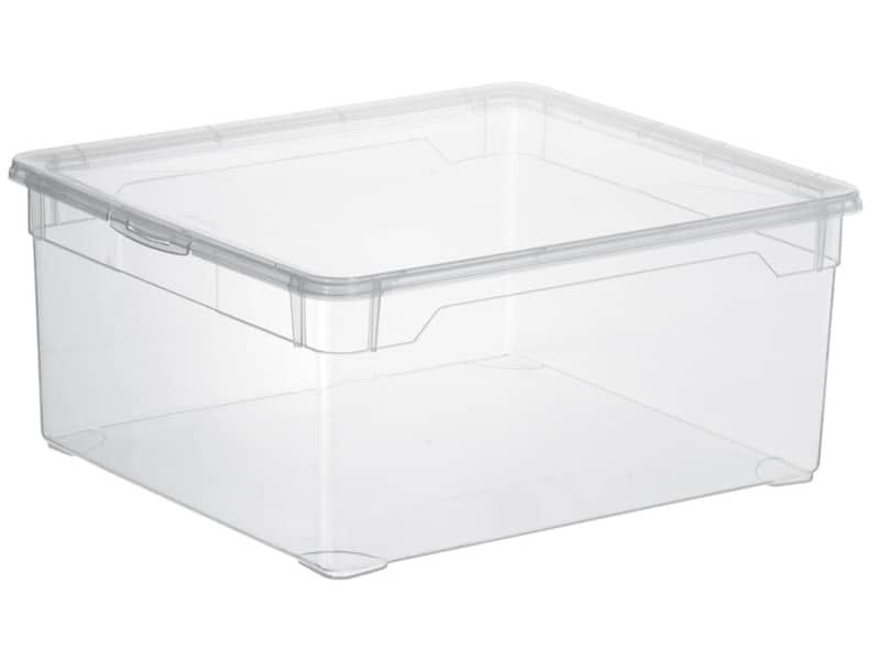 Contenitore Rotho Clear Box in PPL impilabile trasparente – 18 L 40×33,5×17 cm – F707805
