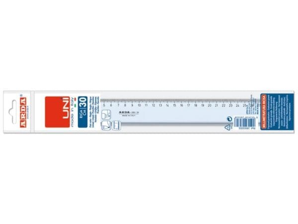 Riga ARDA Uni polistirolo termoresistente fum‚ ottico trasparente 30cm - 28930SS