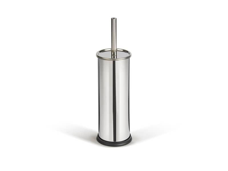 Portascopino Perfetto Vic  9,5xh.27 cm. inox 0526