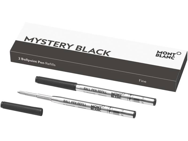 Refill per penne a sfera Montblanc punta fine – nero conf. 2 pz – MB128210