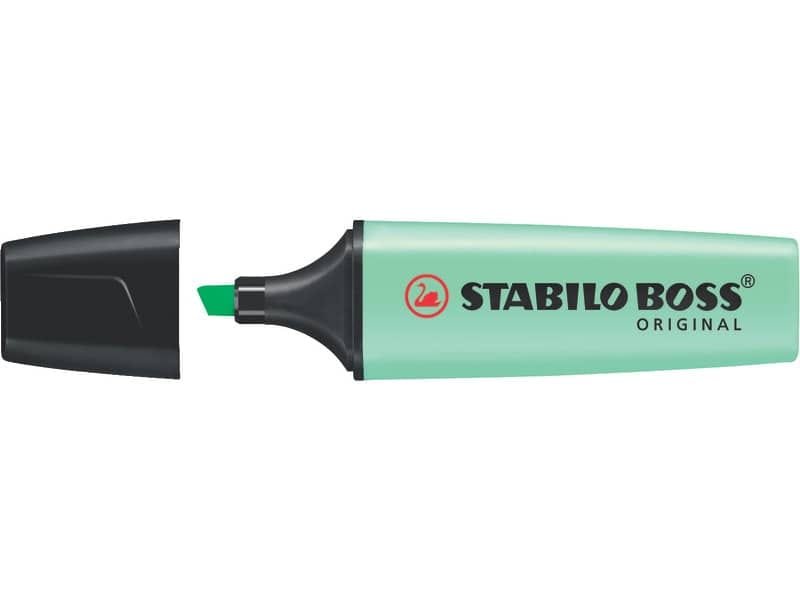 Evidenziatore Stabilo Boss Original Pastel 2-5 mm verde menta 70/116