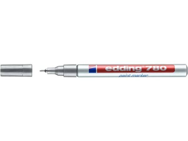 Marcatore a vernice edding 780 punta conica 0,8 mm argento E-780 054