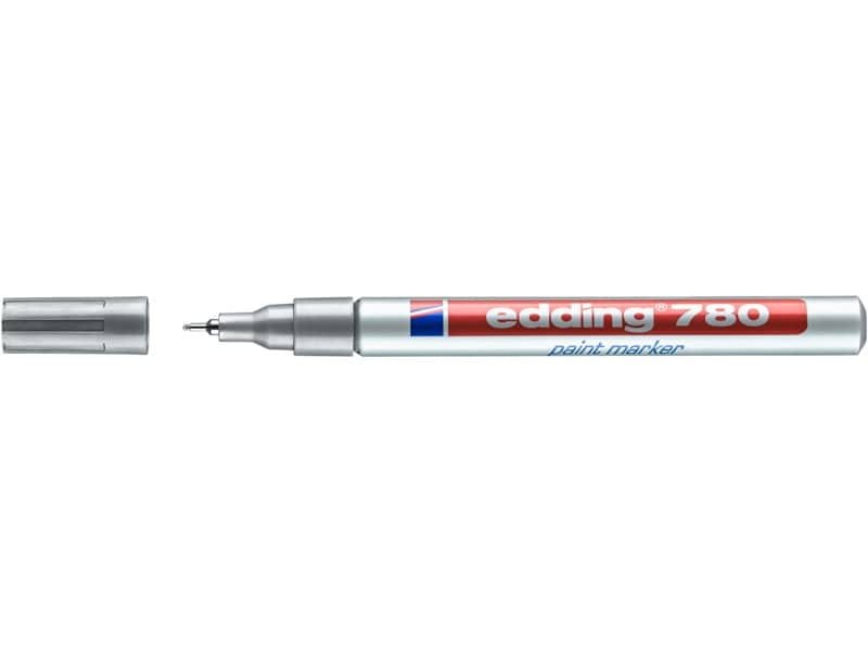 Marcatore a vernice edding 780 punta conica 0,8 mm argento E-780 054