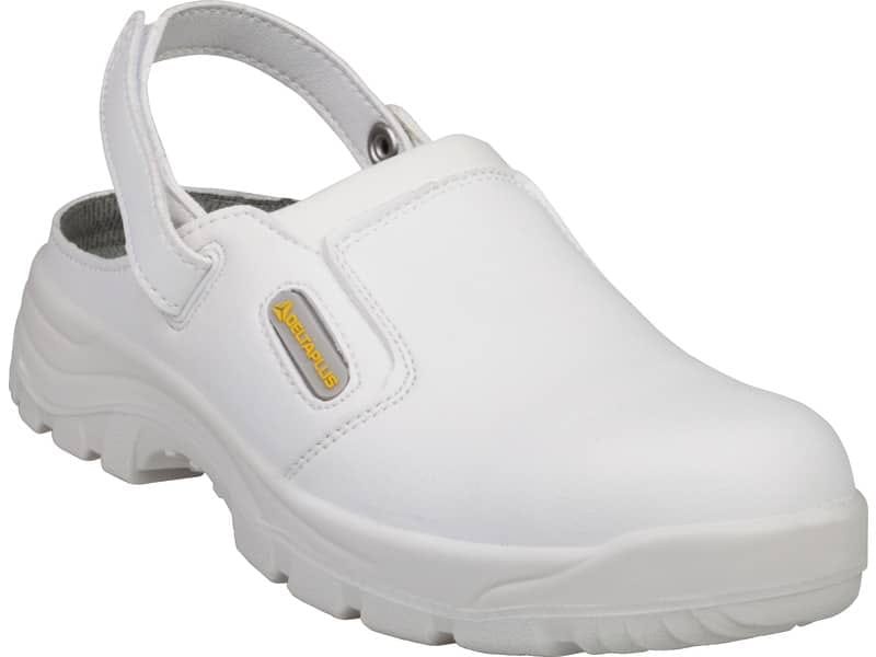 Scarpe da lavoro DELTA PLUS Zoccoli – microfibra impermeabile bianco – 43 MAUB3SBBC43