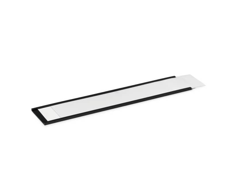 Porta etichette magnetici DURABLE C-PROFILE 40 antracite Lunghezza 200 mm x h 40 mm  conf. 5 – 171258