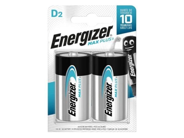 Batterie ENERGIZER Max Plus D  conf. da 2 - E301323902