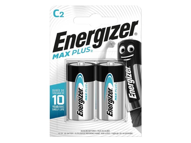 Batterie ENERGIZER Max Plus C  conf. da 2 – E301324203