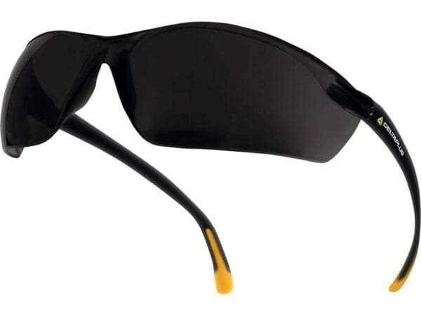 Occhiali Meya monoblocco Delta Plus policarbonato terminali in PVC antiscivolo fumŠ - MEIAFU