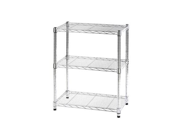 Scaffale a 3 ripiani Serena Group Archimede in acciaio grigio 60x36x75 cm - ZN1424-3