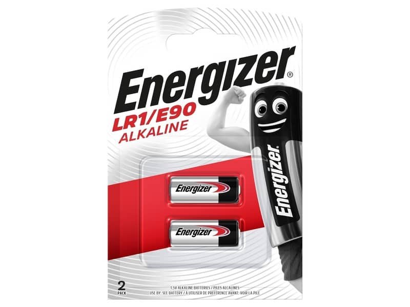 Batterie alcaline a bottone ENERGIZER LR1/E90 conf. da 2 – E300803302