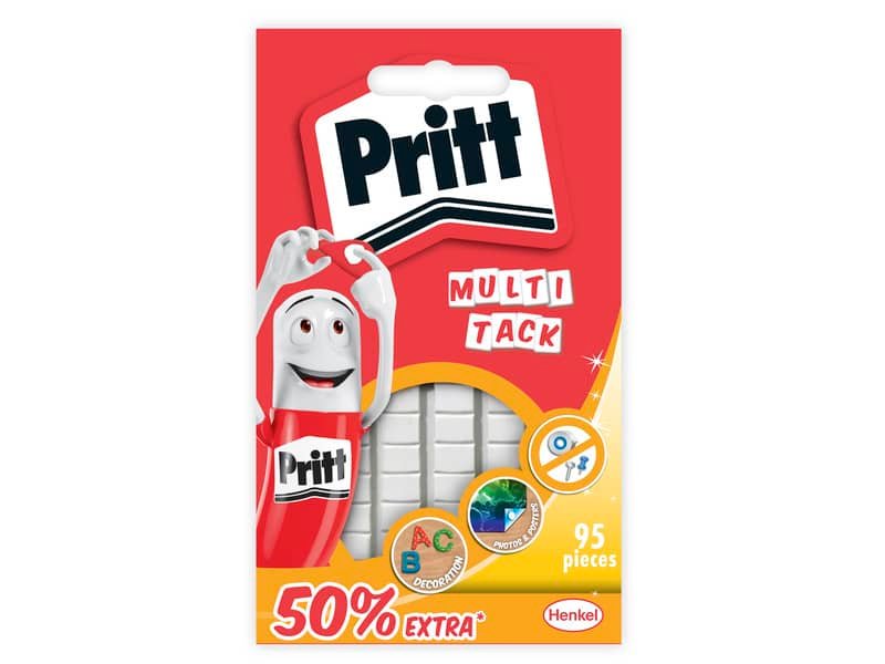 Adesivi rimovibili Pritt gommini Multi-Tack bianco Blister da 95 gommini – 2679462