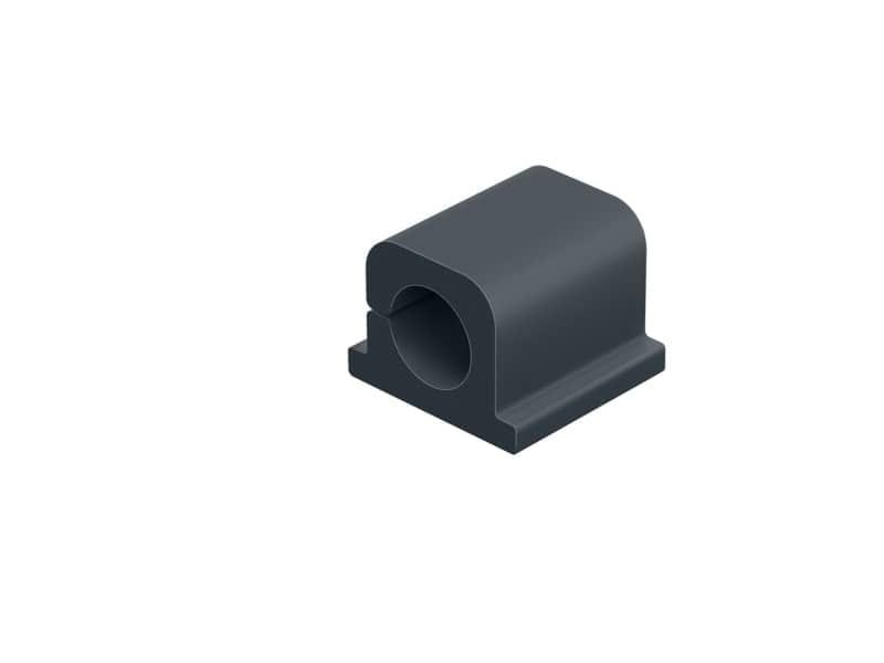 Clip fermacavi adesiva DURABLE CAVOLINE CLIP PRO 1 grafite per 1 cavo conf. da 6 – 504237