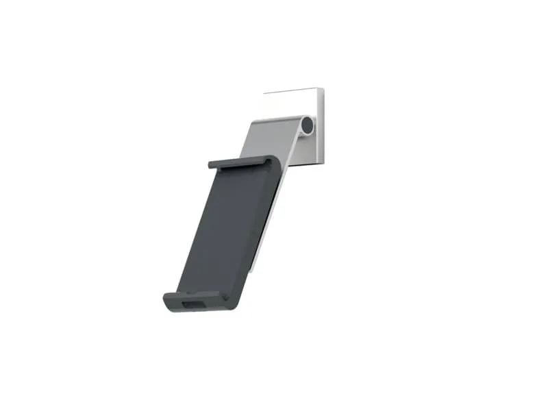 Porta tablet da muro DURABLE con braccio ad angolazione variabile argento metallizzato 8,5x5x18cm – 893523