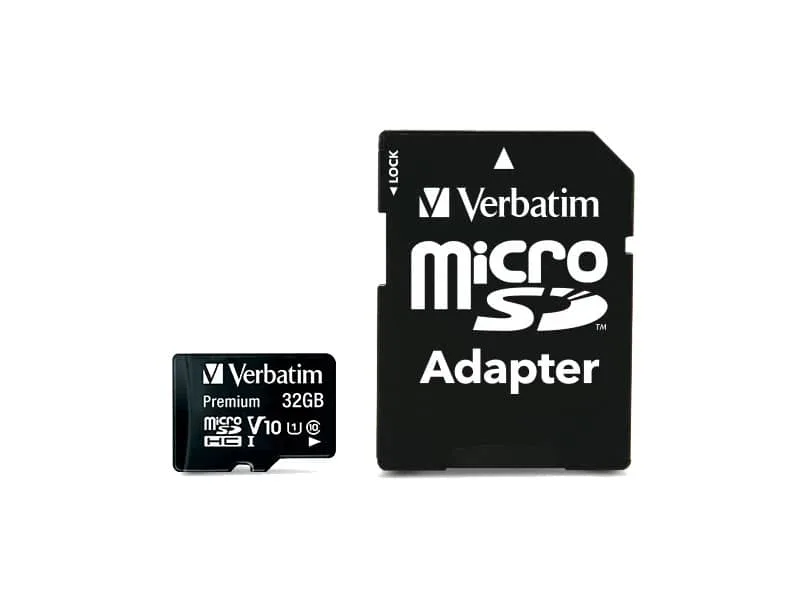 Flash memory card Verbatim micro sdhc – classe 10 con adattatore 32 GB 44083
