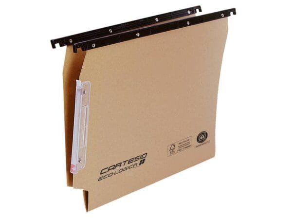 Cartelle sospese laterali per armadi CARTESIO ECO 33 cm fondo V avana Conf. 25 pezzi - 114 F BETA - A1