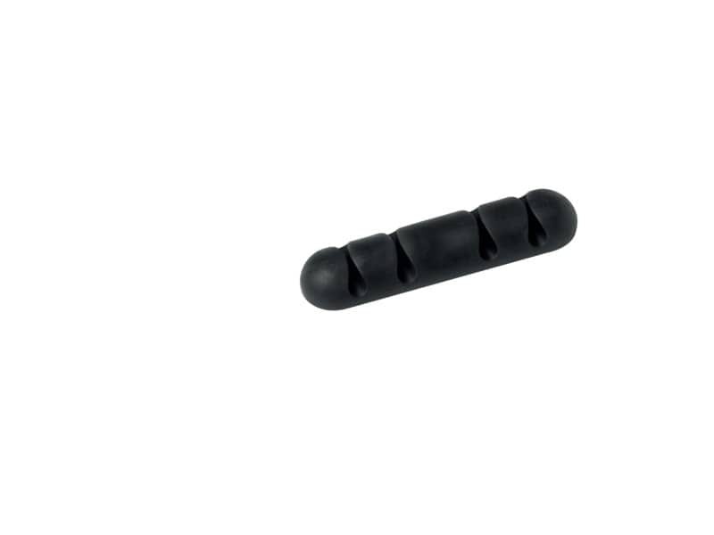 Clip fermacavi adesiva DURABLE CAVOLINE CLIP 4 grafite per 4 cavi conf. da 2 – 504037