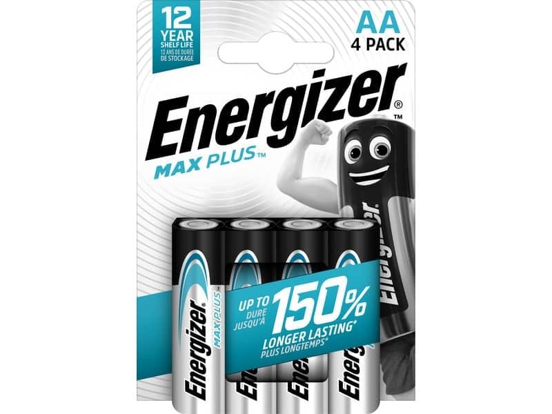Batterie ENERGIZER Max Plus AA  conf. da 4 – E301323600
