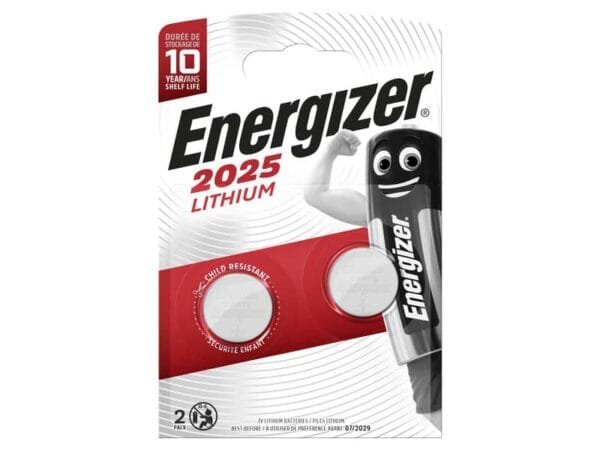 Batterie al litio a bottone ENERGIZER CR2025 conf. da 2 - E301021503