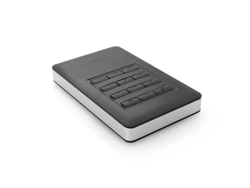 Hard Disk Esterno Verbatim Store’n’ Go Secure 3.1 con tastierino d’accesso 1 TB nero – 53401