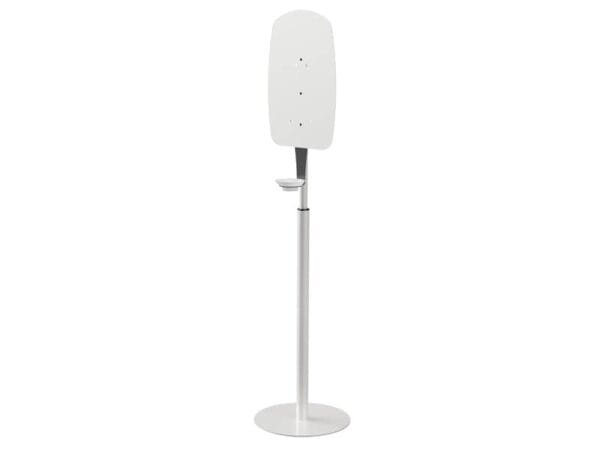 Supporto telescopico in metallo grigio per distributore elettronico gel - h130 cm - (dosatore e altri comp.ti ESCLUSI)