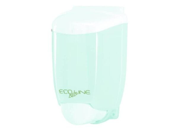 Distributore di sapone liquido 12,5x11,5x21 cm Hylab in plastica 1000 ml verde opalino - E-SO/1R-S