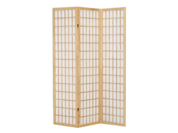 Paravento a 3 ante Serena Group in legno e carta di riso faggio 130,5x178 cm NY1002-3