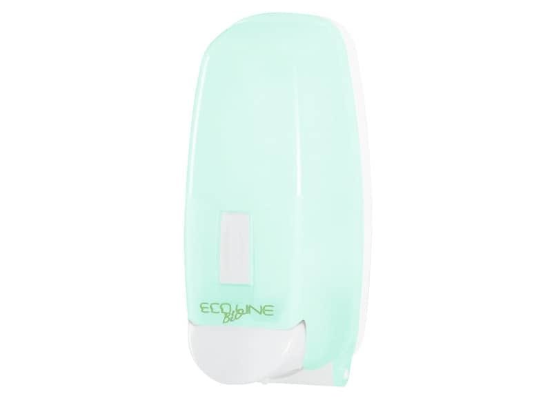 Distributore di sapone schiuma con cartuccia 12,5×12,6×26,5 cm Hylab in PPL capacit… 800 ml verde opalino E-SO/8C-S