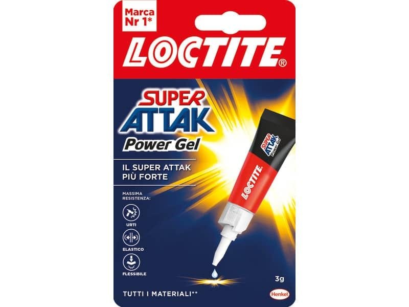Colla Loctite Super Attak Power Flex gel 3 g trasparente in tubetto 2631640