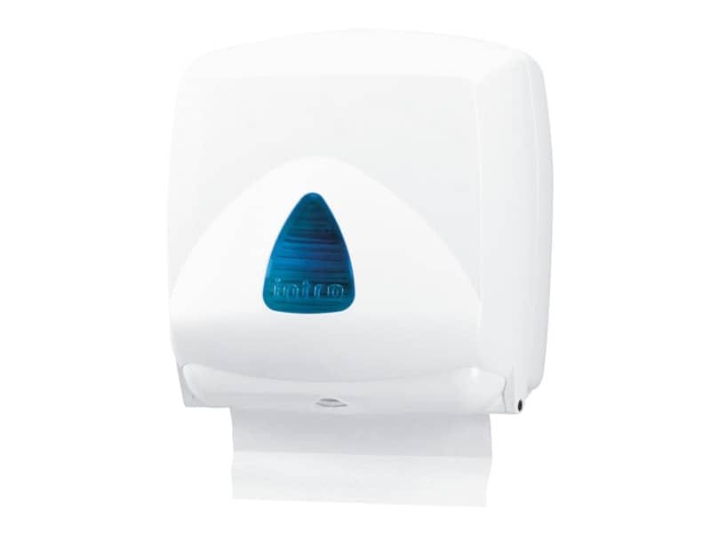 Distributore mini di carta asciugamani in fazzoletti Hylab in ABS capacit… 300 foglietti bianco vetrino blu IN-FO2/WRN