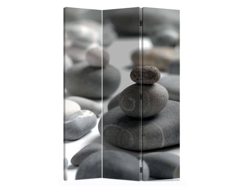 Paravento a 3 ante Serena Group in legno e carta di riso fantasia Coffee 120×180 cm – NY-1069-3